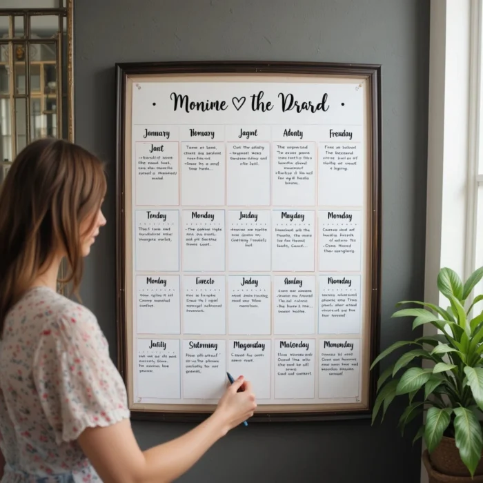 The Monthly Focus Board