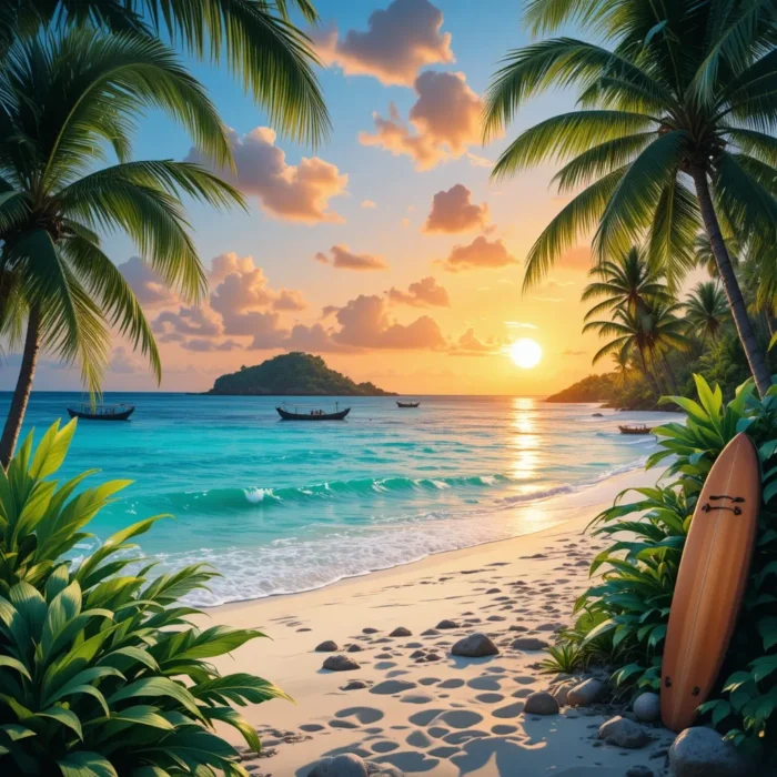 Tropical Paradise Aesthetic